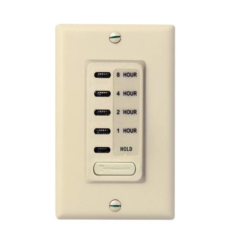 Intermatic Inc 610212 Auto-Off Timer 1-8 Hour With Hld Ivory