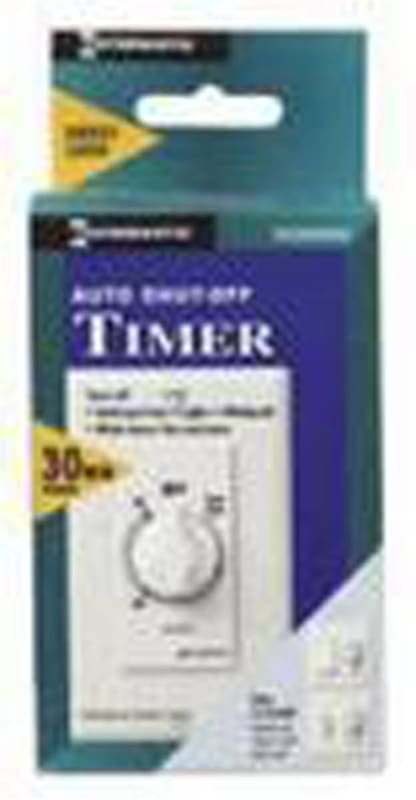 Intermatic FD30MHW 30 Minute SPST Timer, White Intermatic FD30MHW 30 Minute SPST Timer, White