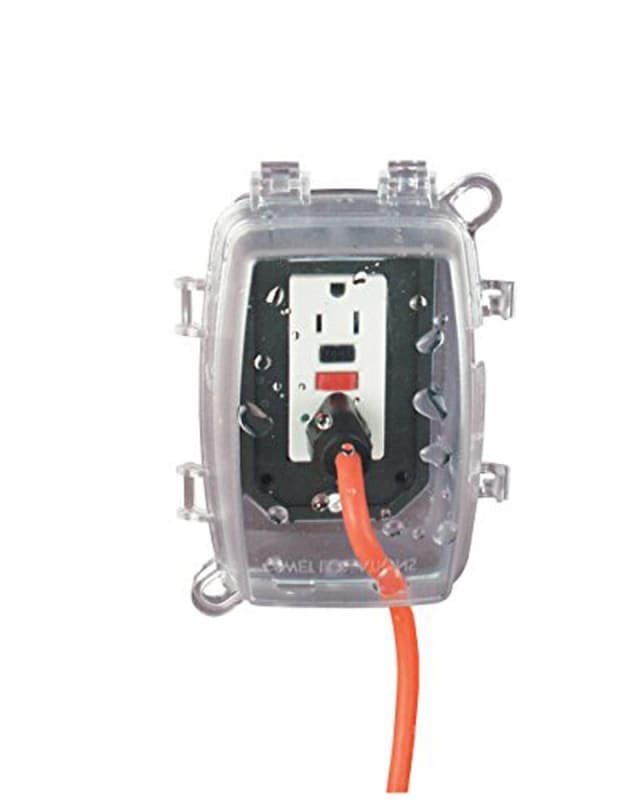 Intermatic 1 Gang Vertical/Horizontal 4-3/4-Inch Deep Weatherproof Box, Clear