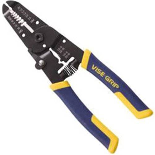 IRWIN 2078317 VISE-GRIP 7" Wire Stripping and Cutter Tool with Protouch Grip Handle IRWIN 2078317 VISE-GRIP 7" Wire Stripping and Cutter Tool with Protouch Grip Handle