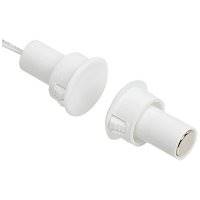 Nascom N78G/ST Recessed 1" Wide Gap Standard Door Contact, Closed Loop, Normally Open, Switch/Magnet Set, Grey