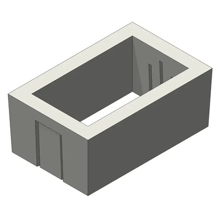 100002048 concrete underground pull box extension