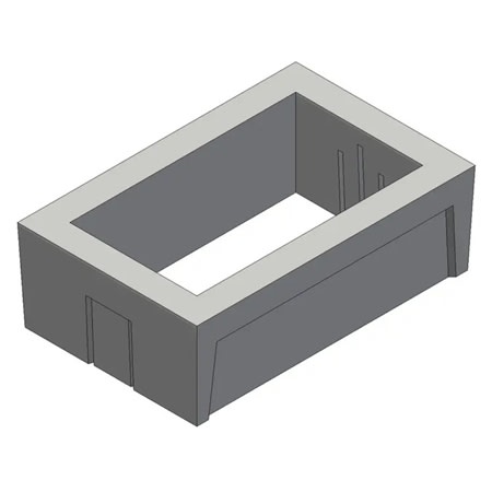 100002064 concrete underground pull box extension