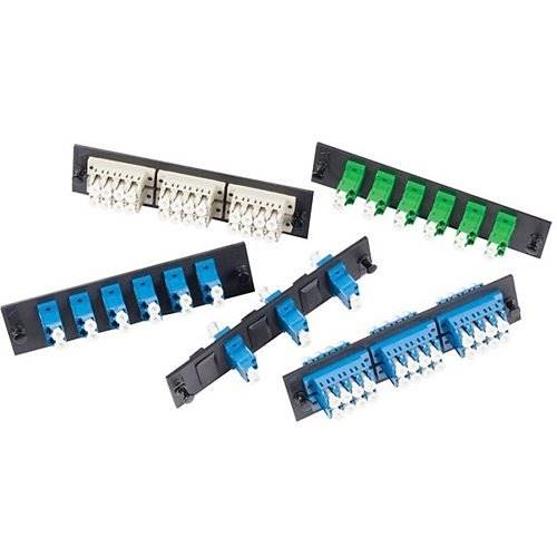 OCC 6112DLC50G Adapter plate, 12-port, Dual LC, Multimode, 50??m, Ceramic Sleeve, 10 GbE