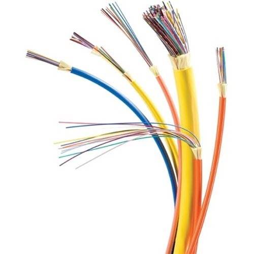 OCC DX006TALT9QP DX Series Fiber Optic Cable, Plenum Indoor/Outdoor Rated, 6-Strand, 900um Tight Buffered, OFNP Rated, OM3, 50/125, Multimode, Aqua Jacket