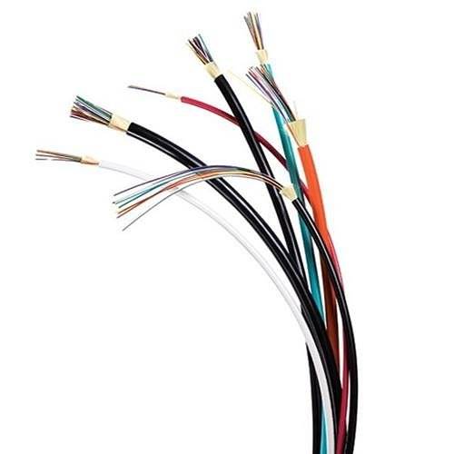 OCC DX024DSLX9KR DX Series 24-Fiber Indoor/Outdoor PVC Fiber Optic Cable, Riser, Lower Water Peak, Single-Mode, Black