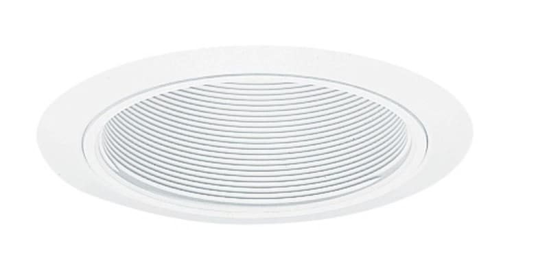 Juno Lighting 205W-WH 5" Baffle Trim, White with White Trim