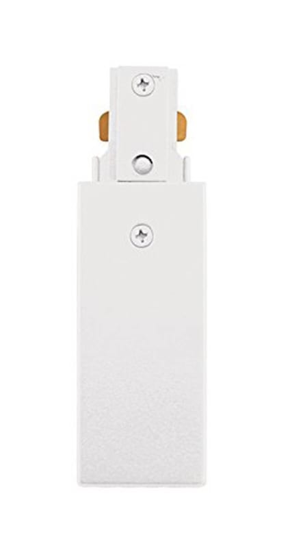 Juno Trac-Lites White End Feed Connector Juno Trac-Lites White End Feed Connector