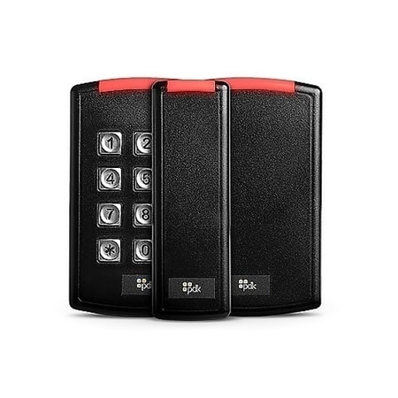 ProdataKey RMPB Red Mullion Reader, Multi-Technology, High-Security (13.56 MHz), Prox (125 KHz), Mobile (BLE), OSDP, Weigand