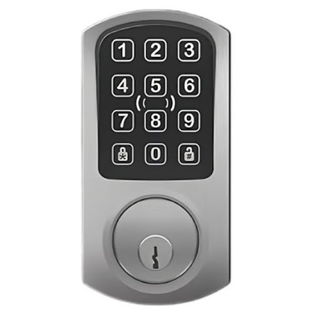 ProdataKey RLDBPKS PDK Red Wireless Deadbolt Lock, Satin Chrome