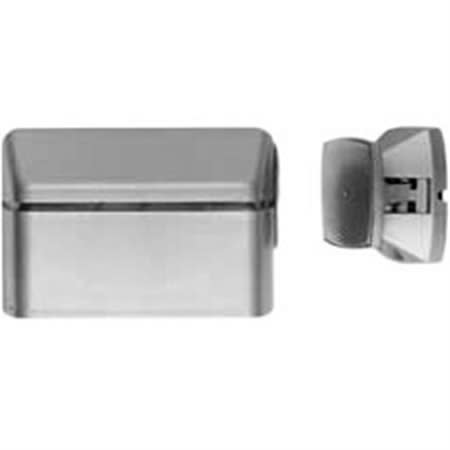 Norton Rixson 980 Tri-Volt Electromagnetic Door Holder Release, Floor Mount, Sprayed Aluminum