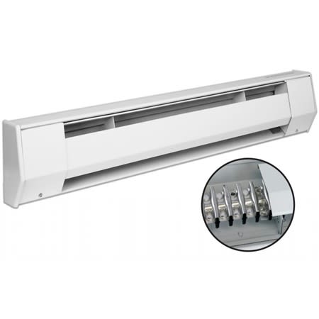 8k2424a baseboard heater 240208v wht