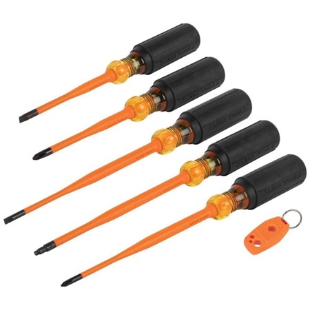33736ins screwdriver set 1000v slimtip insulated &