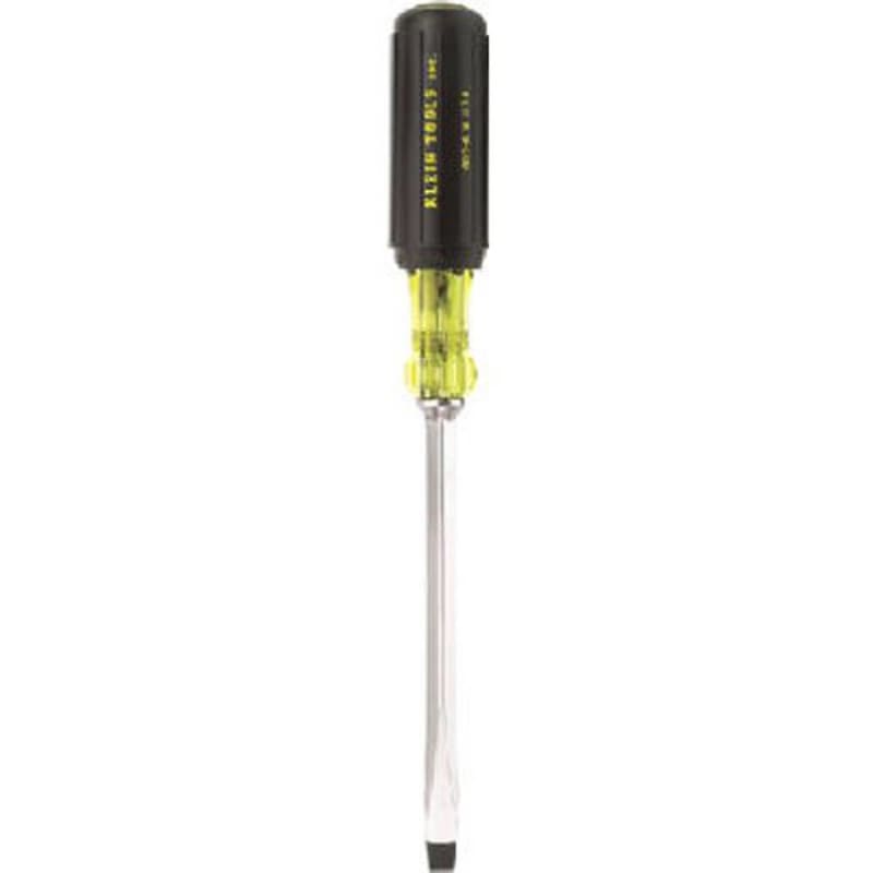 KLEIN TOOLS 1/4" Keystone Tip X 4" Square Shank Screwdriver KLEIN TOOLS 1/4" Keystone Tip X 4" Square Shank Screwdriver