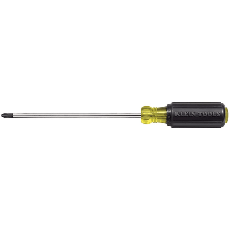 Klein Tools 603-10 #2 Phillips Screwdriver with 10-Inch Round-Shank Klein Tools 603-10 #2 Phillips Screwdriver with 10-Inch Round-Shank
