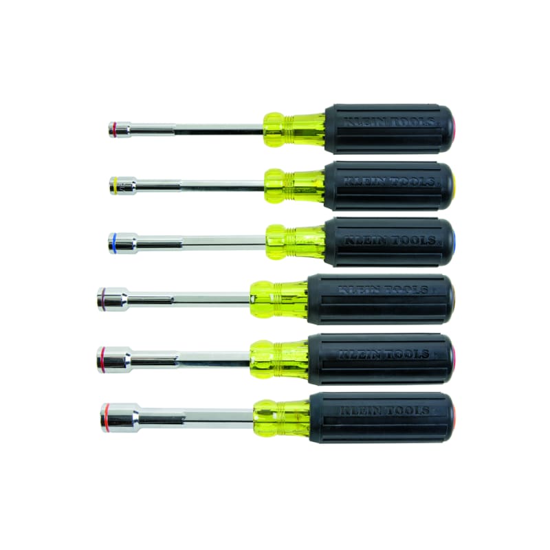 Klein Tools 6-Piece Heavy-Duty Nut Driver Set - 635-6 Klein Tools 6-Piece Heavy-Duty Nut Driver Set - 635-6