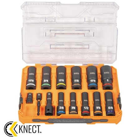 65111impct knect sae impact socket set 14 pc