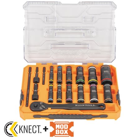 65626 knect flip socket set 18 pc