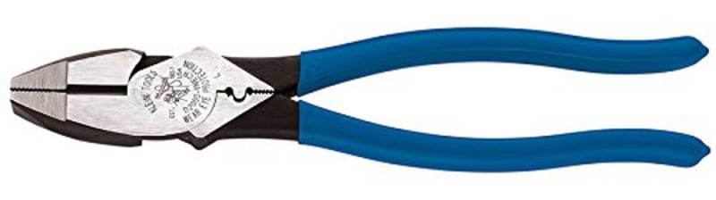 Klein Tools D2000-9NECR Heavy Duty Cutting and Crimping Pliers,  9-Inch