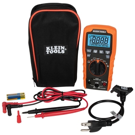 et270 digital multitester dmm with receptacle test