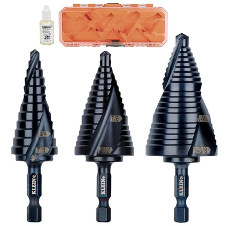 qrstspro quick release step bit set 3 pc qrstspro quick release step bit set 3 pc