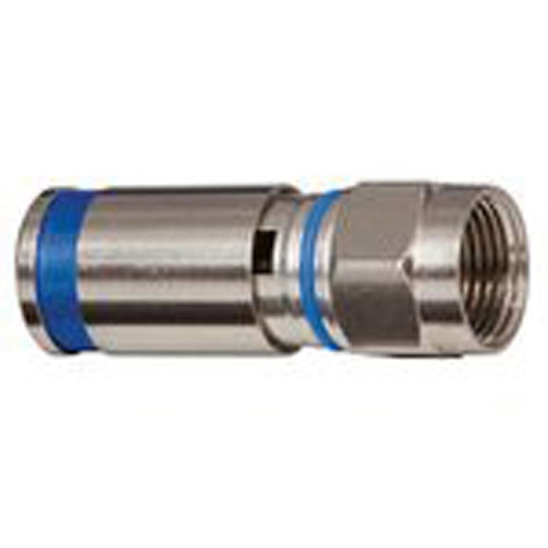 Klein VDV812-623 Universal F Compression Connector, RG6, Outdoor, 10-Pack Klein VDV812-623 Universal F Compression Connector, RG6, Outdoor, 10-Pack