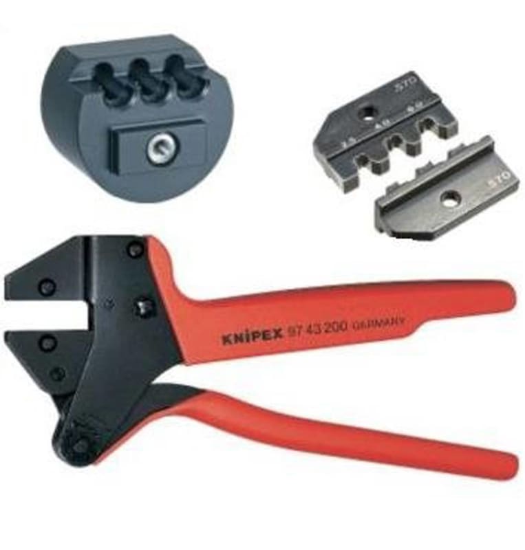 Knipex 9K 00 80 63 US MC4, Crimper, Locator, And Die, Hard Case Knipex 9K 00 80 63 US MC4, Crimper, Locator, And Die, Hard Case