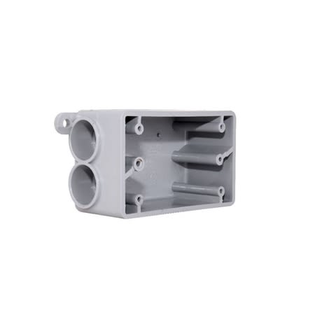 078233 fss07 34in pvc fss sing gang box kraloy