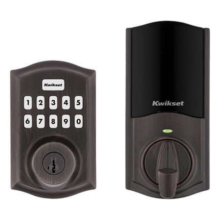 Kwikset 98935-002 HomeConnect 620 Long-Range Z-Wave Traditional Smart Lock, 920 MHz, Venetian Bronze