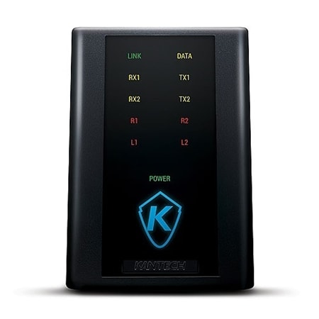 Kantech EK-1M Access Control Expansion Kit, 4-Piece, (1) KT-1-M Controller, (1) KT-PTC1640UG Transformer, (1) KT-PS4085 12 VDC Power Supply, (1) KT-BATT-12 Battery