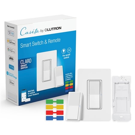 dvrfpkg1swh caseta starter kit claro smart switch