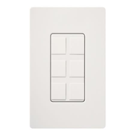sc6pfsw wallplate insert 6port multimedia snow