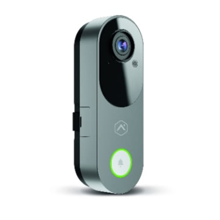Alarm.com ADC-VDB775S Premium Video Doorbell Camera 4MP 150Â° FOV Smart Detection, Silver