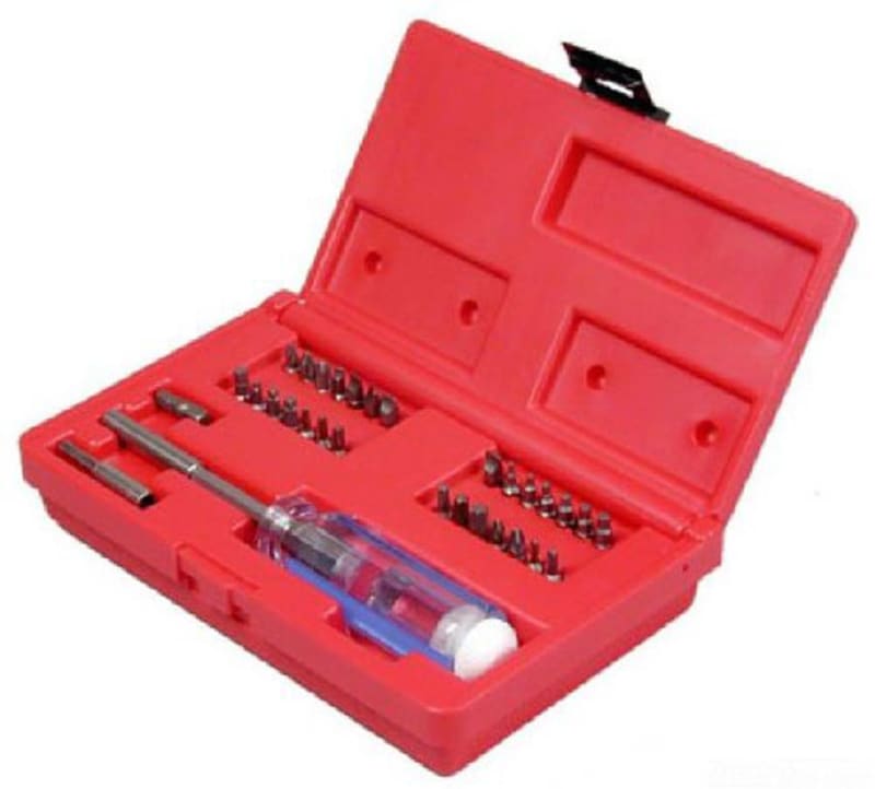 L.H. Dottie LS1TP Tamper Proof Bit Driver Kit, 31-Piece