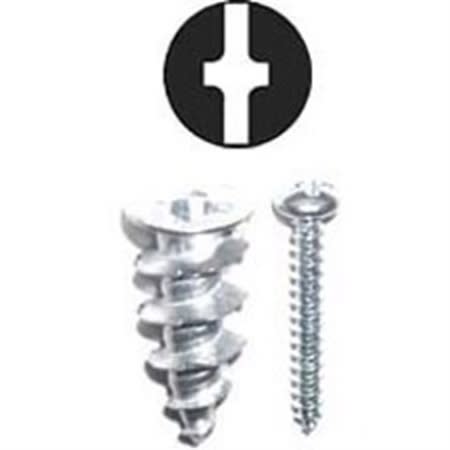 Dottie WDK6 #6 Zinc Alloy Walldriller Anchor Kit with Pan Head Combo Drive Screws Dottie WDK6 #6 Zinc Alloy Walldriller Anchor Kit with Pan Head Combo Drive Screws