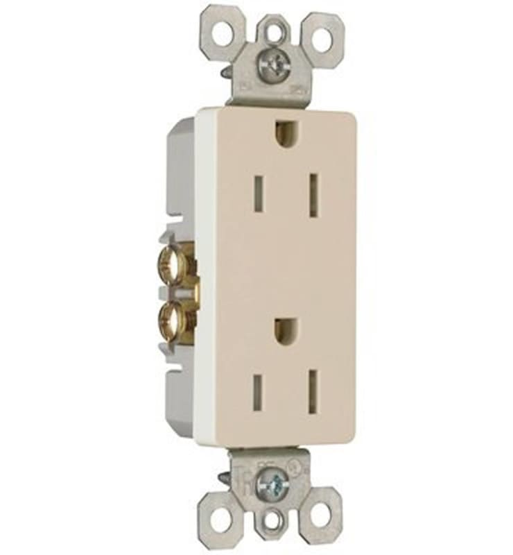 15Amp Decorator Outlet in Light Almond 15Amp Decorator Outlet in Light Almond