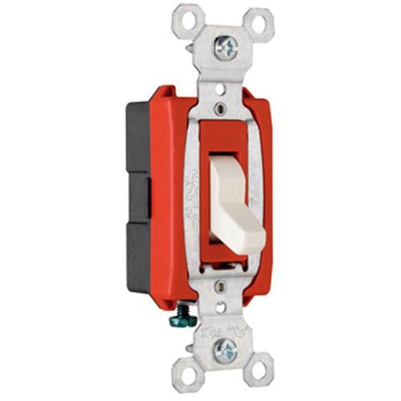 Pass ; Seymour CS20AC1-GRY Heavy Duty Grade 3-Way Toggle Switch; 1-Pole, 120/277 Volt AC, 20 Amp, Gray Pass ; Seymour CS20AC1-GRY Heavy Duty Grade 3-Way Toggle Switch; 1-Pole, 120/277 Volt AC, 20 Amp, Gray