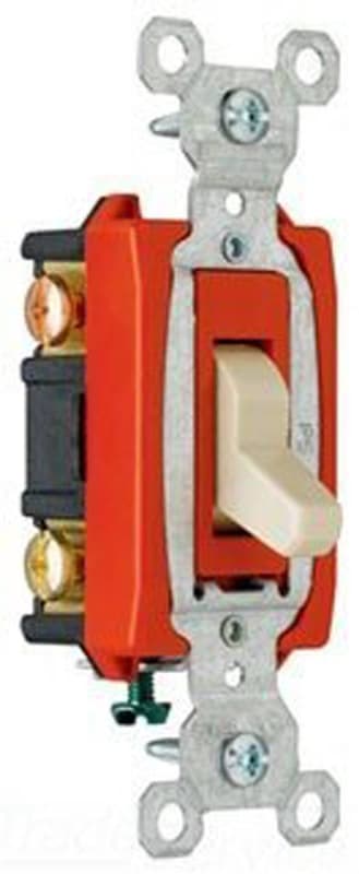 P & S CS20AC3-I Commercial Spec Grade Switch, 3-Way, 20A 12-/277V, Ivory P & S CS20AC3-I Commercial Spec Grade Switch, 3-Way, 20A 12-/277V, Ivory