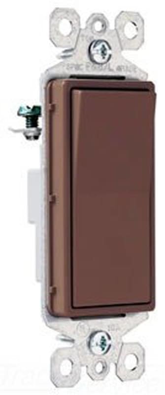 Pass ; Seymour TM870 tradeMaster ; Decorator Switch; 1-Pole, 120/277 Volt AC, 15 Amp, Brown Pass ; Seymour TM870 tradeMaster ; Decorator Switch; 1-Pole, 120/277 Volt AC, 15 Amp, Brown