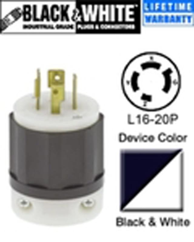 Leviton 2431 Locking Plug, 20A, 3PH 480V, 3P4W