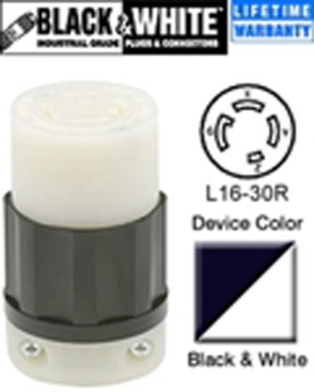 Leviton 2733 Locking Connector, 30A, 3PH 480V, 3P4W Leviton 2733 Locking Connector, 30A, 3PH 480V, 3P4W