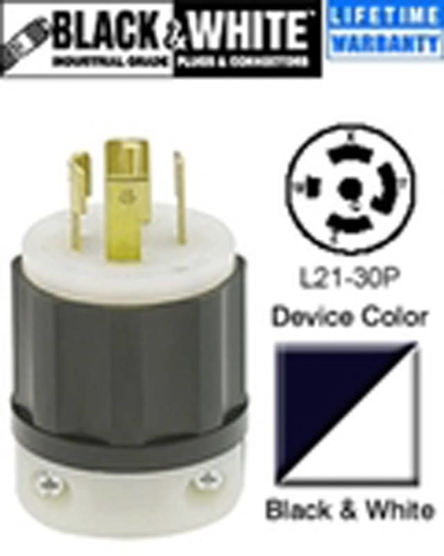 Leviton 2811 Locking Plug, 30A, 3PH Y 120/208V, 4P5W Leviton 2811 Locking Plug, 30A, 3PH Y 120/208V, 4P5W