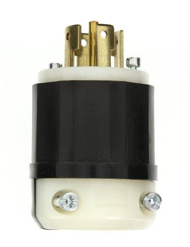 Leviton 2821 30 Amp, 277/480 Volt 3PY, NEMA L22-30P, 4P, 5W, Locking Plug Leviton 2821 30 Amp, 277/480 Volt 3PY, NEMA L22-30P, 4P, 5W, Locking Plug