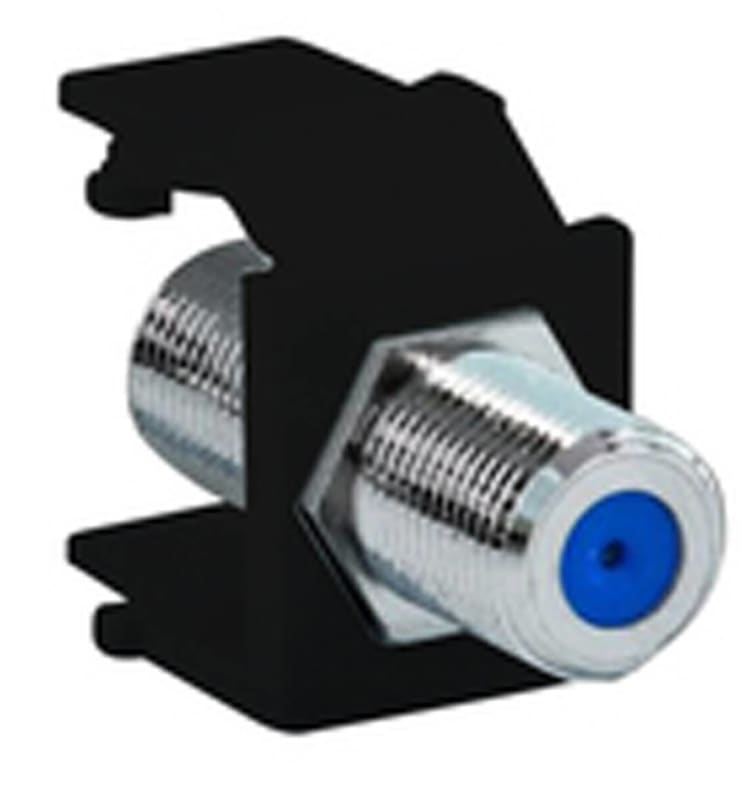 Leviton 41084-FEF Black Nickle Plated F-Type Adapter Leviton 41084-FEF Black Nickle Plated F-Type Adapter