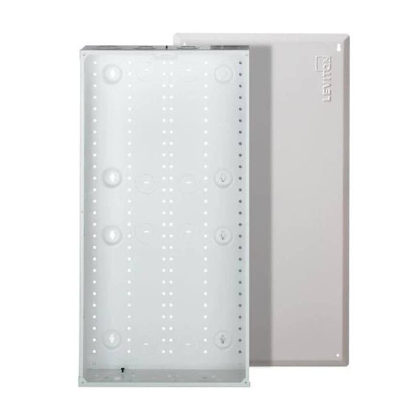 Leviton Structured Media Center Enclosure with Cover, 28 In. (47605-28W)