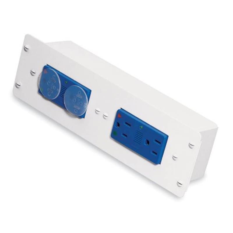Leviton 47605-DP Double Duplex AC Power Module with Surge Protection, White Leviton 47605-DP Double Duplex AC Power Module with Surge Protection, White