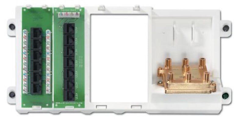 Leviton 47606-BNP Basic Home Networking Plus Panel, White Leviton 47606-BNP Basic Home Networking Plus Panel, White
