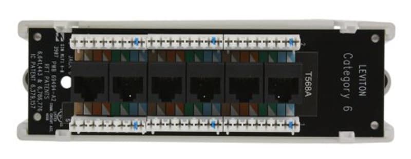 Leviton 47611-C6B Category 6 Voice and Data Module Leviton 47611-C6B Category 6 Voice and Data Module