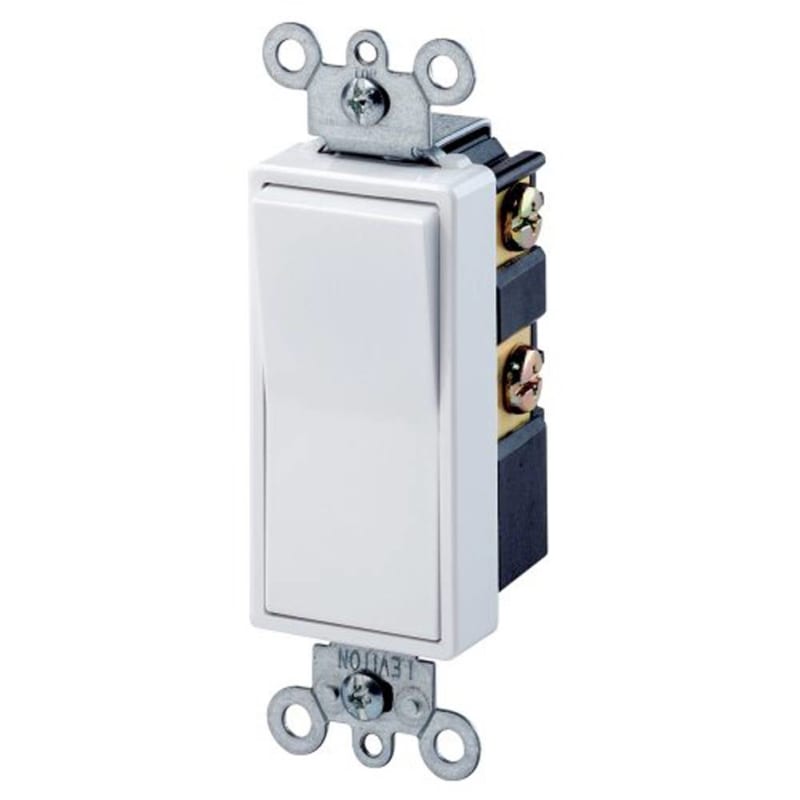Leviton 5604-2W Decora Rocker 4-Way AC Quiet Switch, Residential Grade, White Leviton 5604-2W Decora Rocker 4-Way AC Quiet Switch, Residential Grade, White
