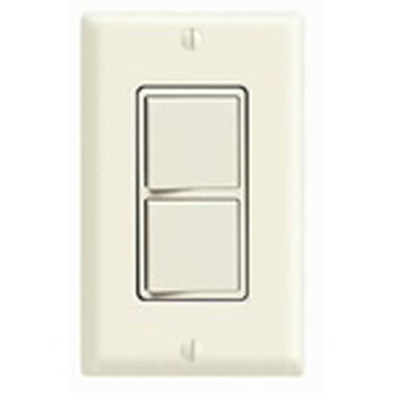 Leviton 5643-T 15A, 120V Decora Comb. Rocker (2) Switch, 3-Way, Lt. Almond Leviton 5643-T 15A, 120V Decora Comb. Rocker (2) Switch, 3-Way, Lt. Almond